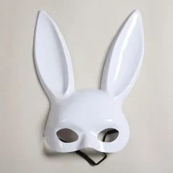 Kaninmask Ansikte Lång VIT _YF> Masker