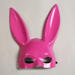 Kaninmask Ansikte Lång VIT _YF><noscript><img width=