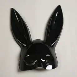 Kaninmask Ansikte Lång VIT _YF><noscript><img width=