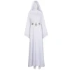 Karneval 2024 Barn & Vuxen Rymdslag Prinsessa Kostym Maskeradfest Kläder Vit Robe Rollspel Leia Cosplay Kostym Barn> Dräkter