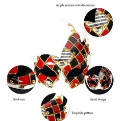 Karneval Maskerad Venetiansk Antik Ögonbindel Festlig Party Mask[YJD]><noscript><img width=