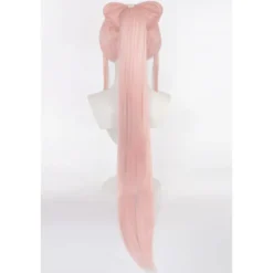 Katea Rosa Gradient Snygg Lång Fläta Värmebeständig Peruk För Cosplay Sangonomiya Kokomi Anime Peruker Halloween Party Peruker Rosa/blå -><noscript><img width=