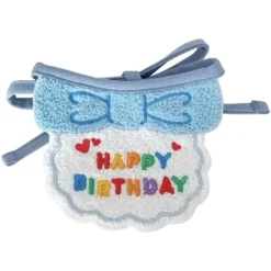 Katt Hund Haklappar och hattar Söt klä upp hattar Haklapp Rolig fotografi rekvisita Present till födelsedagsfest Blå haklapp och hatt><noscript><img width=