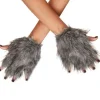 unbranded Katt Tassar Handskar Cosplay Djur Tassar Fingerlösa Vantar Therians Tassar Fursuit> Tillbehör