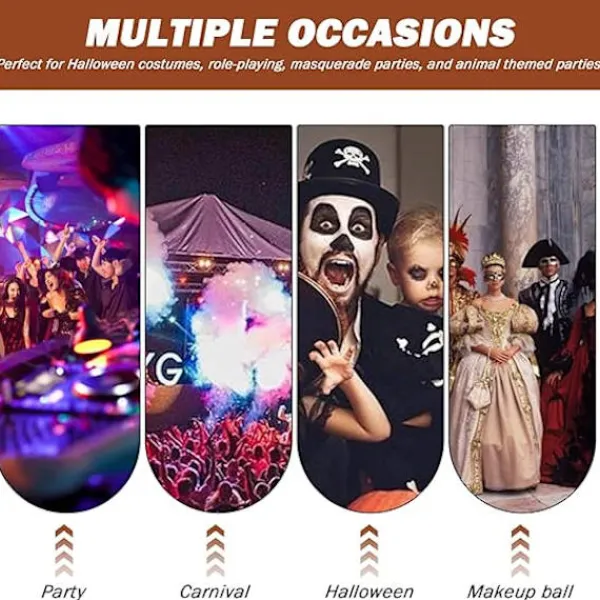 Kattöron och svans set realistisk päls kattöron smidig böjbar kattsvans med inbyggd ram för cosplay Hallowen festdekor> Tillbehör