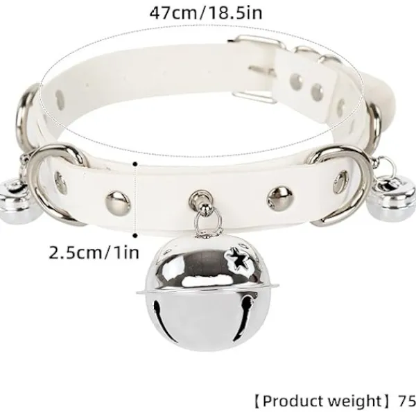 Kattöron och Varg Fox Djursvans Cosplay Kostym Fuskpäls Hårklämma Huvudbonad Halloween Läderhalsband Set> Tillbehör