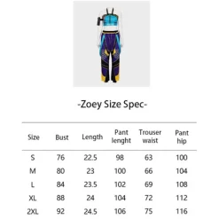 K-Demon Cosplay Kostymset Rumi Mira Zoey KPop Demon Hunters Halloweenfest Maskerad Kompatibel med Kvinnor XXL><noscript><img width=