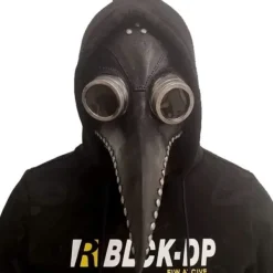 del KEEHOM Pesten Doktormask, Latex Lång Näsa Fågelnäbb Mask Pestnäbb Mask Doktor Fågelmask Nit Steampunk> Masker