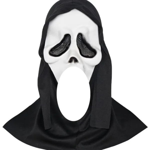 keland Skrämmande Ghostface Mask Scream Mask Läskig Halloween Cosplay Prop> Masker