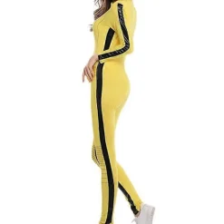 Kill Bill, Bruden från Kill Bill, Gul Jumpsuit Cosplay Kostym Gul jumpsuit-FA- Gul jumpsuit XL XL><noscript><img width=