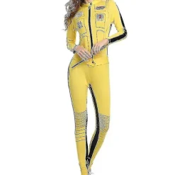 KOOLMEI Kill Bill The Bride Beatrix Kiddo Cosplay Kostym Kung Fu Jumpsuit För Kvinnor Halloween Carnival Mardi Gras Kostymer L> Dräkter