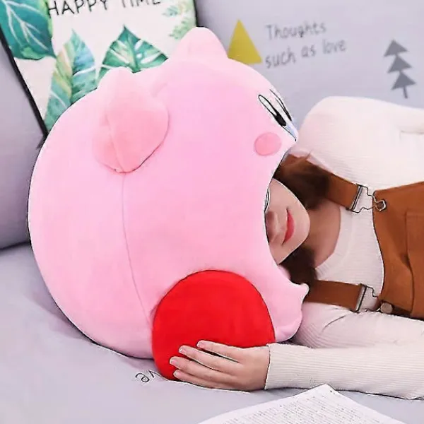 Kirby Speltillbehör Inandningsbart Napphuvudband Kudde Rosa Hatt Plyschleksak GuanGuan> Huvudbonader