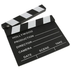 FMYSJ Klassisk Regissör Video Scen Klappbräda Film Slate Cut Prop (FMY) as described> Tillbehör