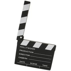 FMYSJ Klassisk Regissör Video Scen Klappbräda Film Slate Cut Prop (FMY) as described> Tillbehör