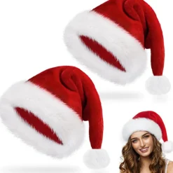 Klassisk Tomteluva för Vuxna - Unisex Julhatt för Jul- & Nyårsfester> Huvudbonader