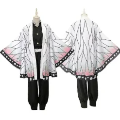 Kochou Shinobu Cosplay Demon Slayer Cosplay Kostym Anime Shinobu Haori Peruk Kimono Uniform Coat för H><noscript><img width=