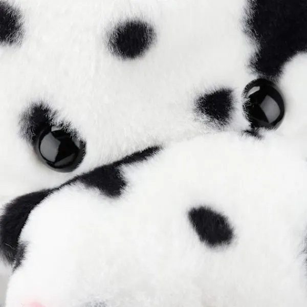 Kohatt med öron som rör sig, hoppar upp, dyker upp, slår hatt plysch lantgårdsdjur> Huvudbonader