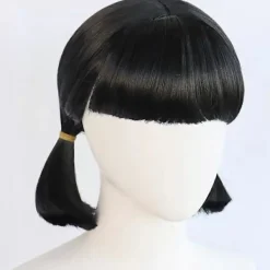 Kompatibel med Squid Game 2 Liten Flicka Dubbla Hästsvansar Lugg Anime Peruk Cosplay Peruk-FM-><noscript><img width=