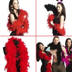 Konstgjord Fjäderboa Miljövänlig Boa för Hantverk Festtillbehör Flickor Utklädningskostym Rekvisita><noscript><img width=