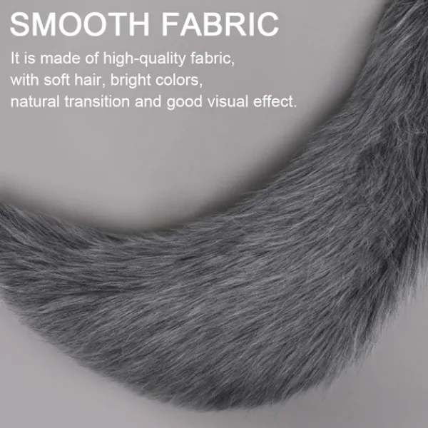 Konstgjord Päls Stor Svans Räv Katt Hund Varghals Set Halloween> Tillbehör