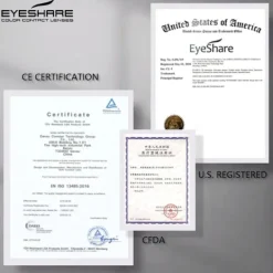 Unbranded Kontaktlinser färgade linser halloween blåa cosplay lins kontakt><noscript><img width=