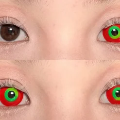 Korrigerade 1 par Kaneki Cosplay Färgade Kontaktlinser Halloween Anime-linser -5.50><noscript><img width=