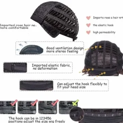 Kort brun peruk för män, skiktad naturlig fluffig kemisk fiberperuk h><noscript><img width=