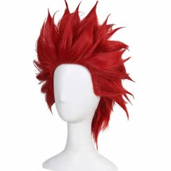 Kort röd anime cosplay peruk, cosplay peruk för Halloween> Peruker