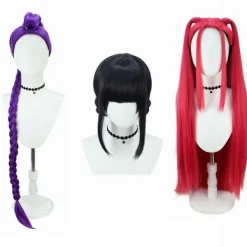 K-pop Cosplay Peruk för Idolgruppen Mira Zoey Demon Hunters Scenperuk Adults> Peruker