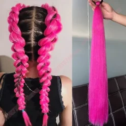 Kpop Demon Hunter Cosplay Kostym Rumi Mira Zoey Huvudbonad Halloweenfest Hårperuk Lång Anime Cosplay Peruker för Barn><noscript><img width=