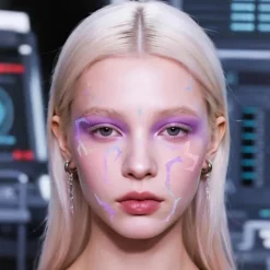 Kpop Demon Hunter Girl Group Tatuering Klistermärke Cosplay Flash Demon Hunter Smink Ansiktsklistermärke[SL] rumi,SD><noscript><img width=