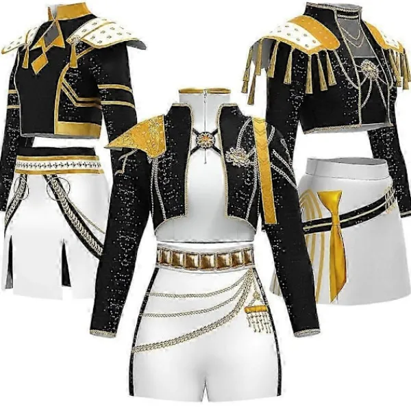 Kpop Demon Hunters Cosplay Kostymset - Mira Zoey Halloween Karneval Kostym, Maskeradklänning för Kvinnor, Anime Rollspel Barn 140 Kids 140 | Fyndiq> Dräkter