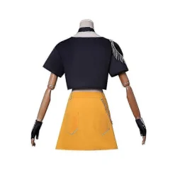 KPop Demon Hunters Cosplay Kostymset Rumi Zoey Halloweenfest Maskerad Kompatibel med Kvinnor .j XL><noscript><img width=