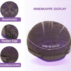 K-Pop Demon Hunters Kostym Sten Peruk Mira Zoe Realistisk Anime Cosplay Lila Sten Purple Rumi><noscript><img width=