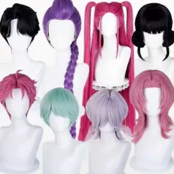 KPOP Demon Hunters Serie Peruk, Gaza Manlig Grupp Karaktär Peruk Halloween Cos Peruk> Peruker