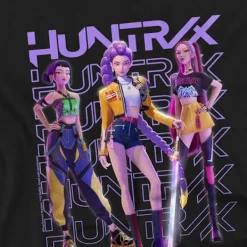 AIZHENCHEN K-Pop Demon Hunters T-shirt lila purpur 120cm> Huvudbonader