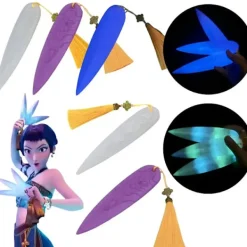 WINE KPop Demon Hunters Zoey Cosplay Pil Halloween Karneval Vapen><noscript><img width=