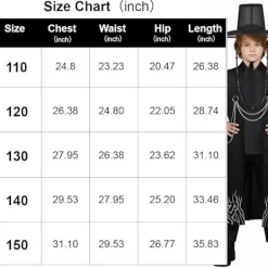 Kpop demonjägare Cosplay-dräkt för pojkar, Kpop Hunters skurk Saja Jinu-outfit med kappa, demon, Saja, halloween 50cm><noscript><img width=