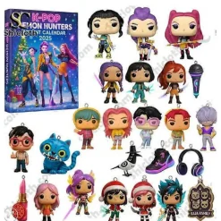 unbranded Kpop Devil Hunter Adventskalender Julgransdekoration Akrylhänge-FF-> Huvudbonader