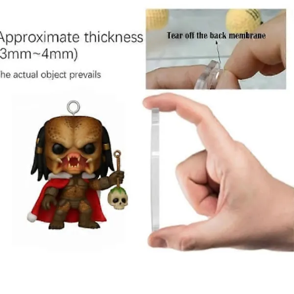 unbranded Kpop Devil Hunter Adventskalender Julgransdekoration Akrylhänge-FF-> Huvudbonader