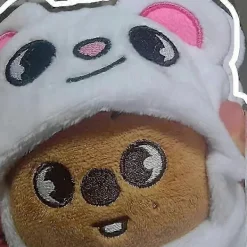 Kpop Stray Kids Lightstik Plyshöverdrag Skzoo Konsert Ljusskydd Doktillbehör ape Hatt Lampskärm Fans Samling Gåva><noscript><img width=