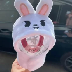 DAO Kpop Stray Kids Lystick Plyschöverdrag Skzoo Konsertljusöverdrag Docktillbehör Kapphatt Lampskärm Fansamlingspresent [DB] C> Huvudbonader