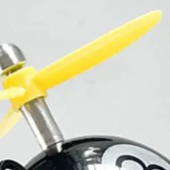 Kördekor Anka med Hjälm 5.5x6x5.5cm Vindbrytande Motorcykel Dekoration Leksak Bil Prydnader Tillbehör Typ 3><noscript><img width=