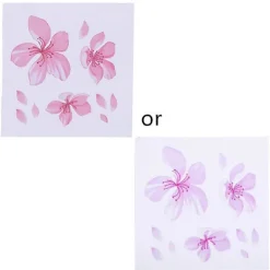 Körsbärsblommor Klistermärke Japansk Dekal Rosa Blomma Dekoration_qcx> Smink