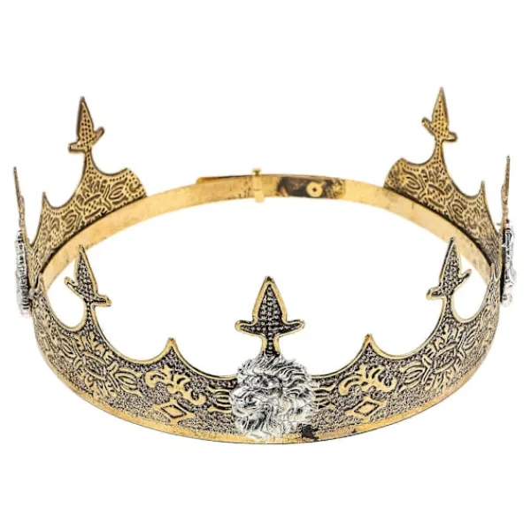 Kungakrona Vintage Design Legering Medeltida Kostymtillbehör För Scenföreställningar Och Temafester 1st> Huvudbonader
