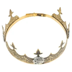 Kungakrona Vintage Design Legering Medeltida Kostymtillbehör För Scenföreställningar Och Temafester 1st> Huvudbonader
