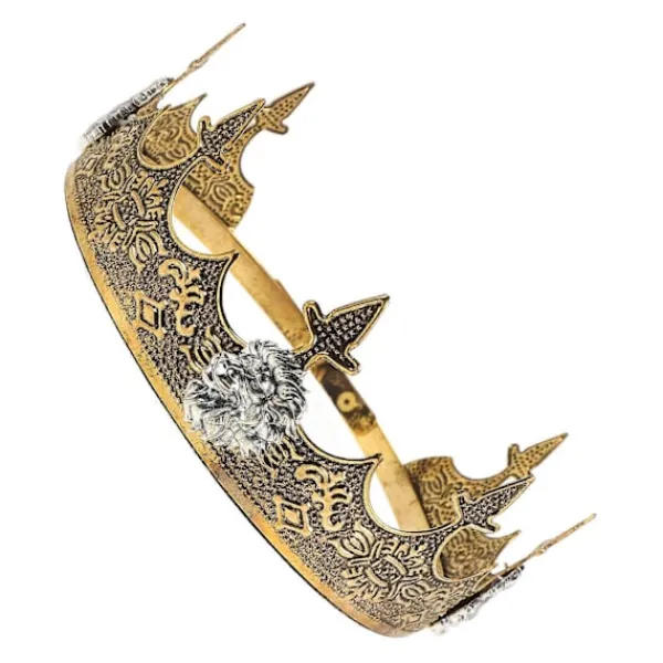 Kungakrona Vintage Design Legering Medeltida Kostymtillbehör För Scenföreställningar Och Temafester 1st> Huvudbonader