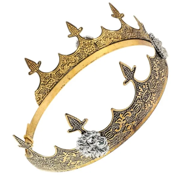 Kungakrona Vintage Design Legering Medeltida Kostymtillbehör För Scenföreställningar Och Temafester 1st> Huvudbonader