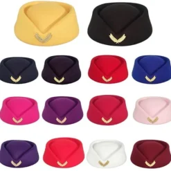 Kvinnlig flygvärdinna Hat Air Hostesses Hat 3 3 3><noscript><img width=