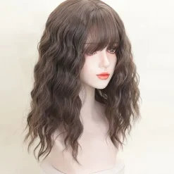 Kvinnlig äkta hårlöse peruk håraccessoarer Halloween lockar> Peruker
